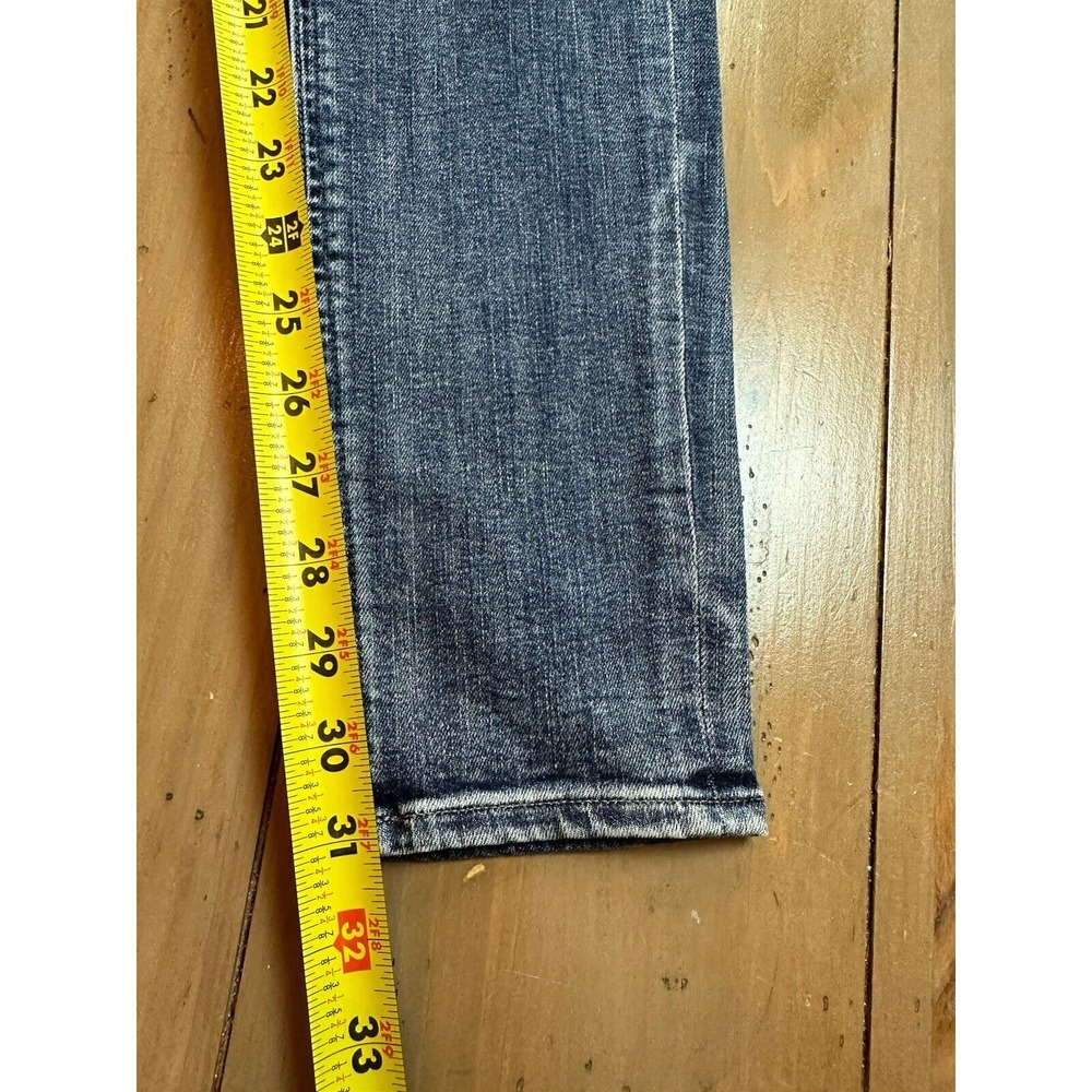 Madewell 10" High Riser Skinny Skinny Jeans Women's Size 26 Blue EUC 31 Inseam - Picture 6 of 8